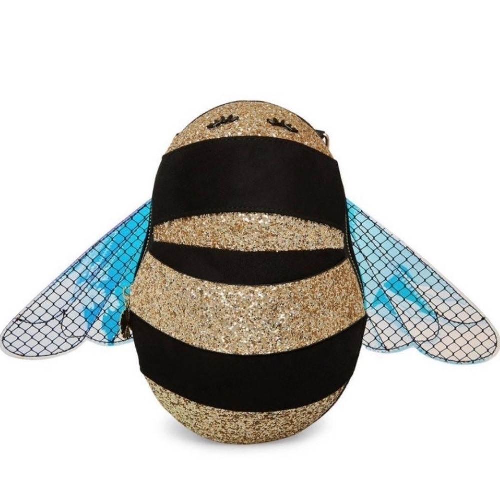 NWT 2pc Betsey Johnson What’s the Buzz 🐝 Bee purse or backpack convertible bag - Picture 11 of 15